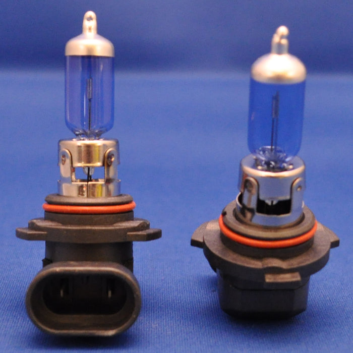 #9006 halogen headlight bulb - PAIR, Icy Blue - 55 watt