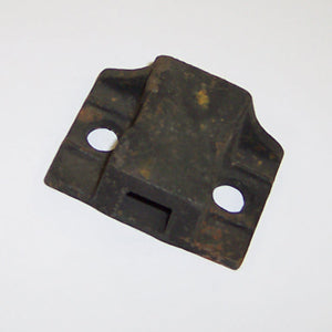 Cast steel mounting bracket for black square mudflap hanger