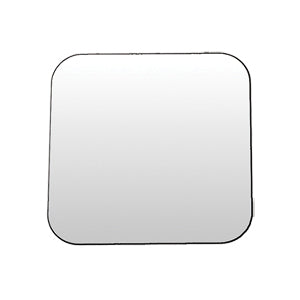 4" x 4" stainless steel permit panel - tape mount