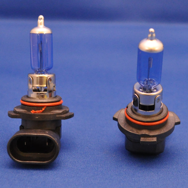 #9006 halogen headlight bulb - PAIR, Icy Blue - 80 watt