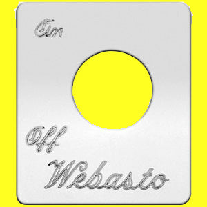 Woody's Peterbilt stainless steel switch plate