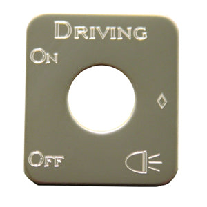 Rockwood Kenworth stainless steel switch plate