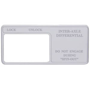 Freightliner Century/Columbia -2001 stainless steel switch guard