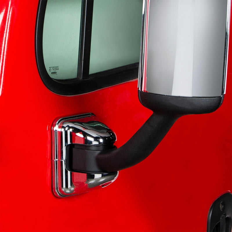 Freightliner Cascadia 2008-2017 chrome plastic mirror post cover set