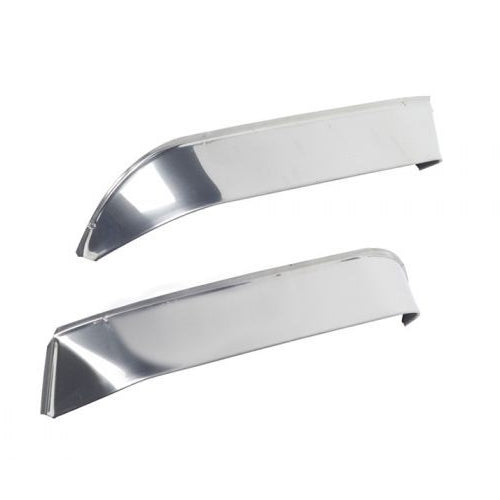 Peterbilt 359/379 -2004 stainless steel ventshade rain deflector - 2.25" wide, PAIR