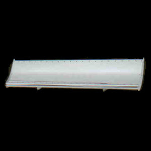 Stainless steel shear-style hood mount Bug Jammer - 42" x 9" x 6"