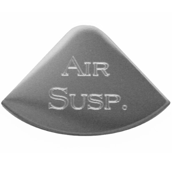 Rockwood Freightliner/Kenworth stainless steel 1/4 moon gauge emblem