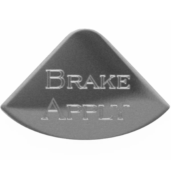 Rockwood Freightliner/Kenworth stainless steel 1/4 moon gauge emblem