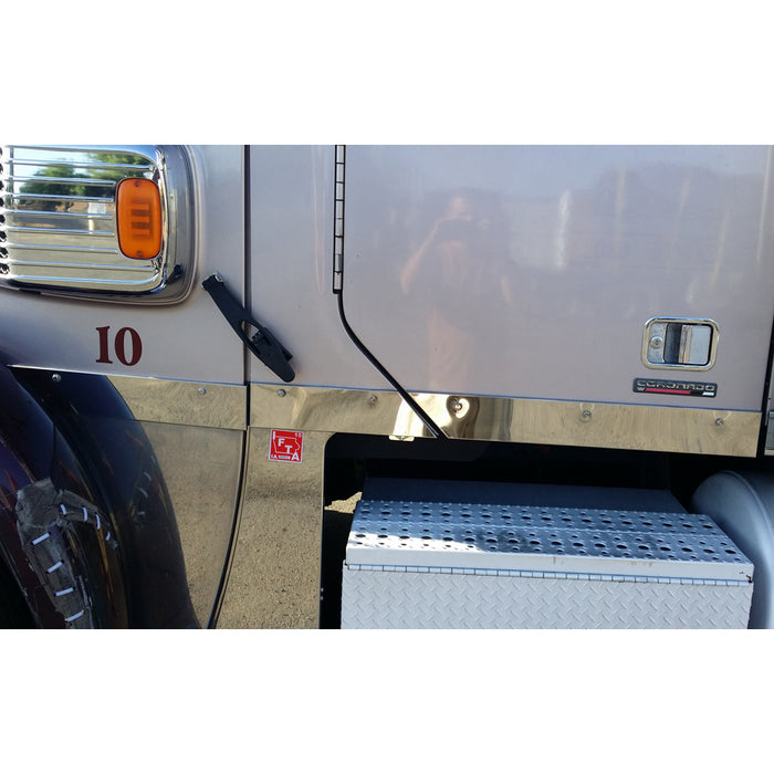 Freightliner Coronado stainless steel cab and sleeper kit panel COVERS