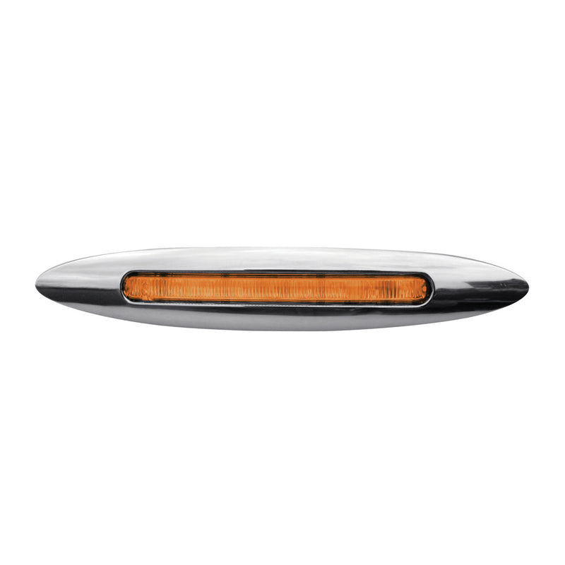 Flatline Amber 4.5" slim-line 7 diode LED marker light