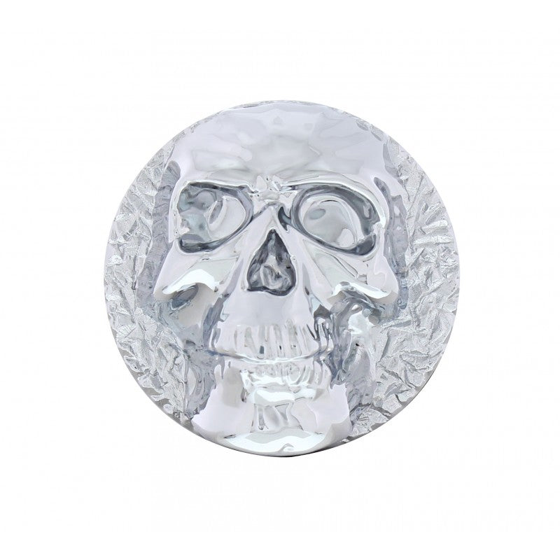Skull chrome aluminum thread-on style air brake knob