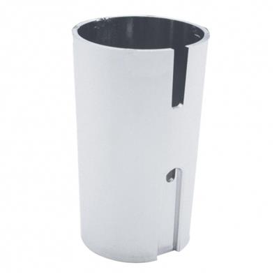 Chrome plastic lower gear shift skirt with flat bottom