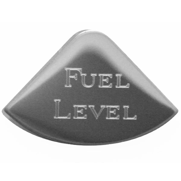 Rockwood Freightliner/Kenworth stainless steel 1/4 moon gauge emblem