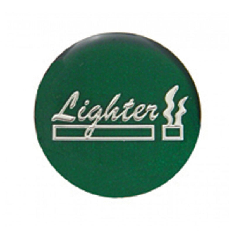 "Lighter" glossy sticker - fits chrome lighter knob