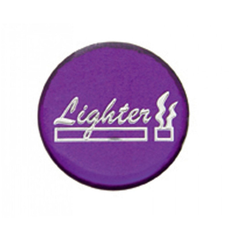 "Lighter" glossy sticker - fits chrome lighter knob