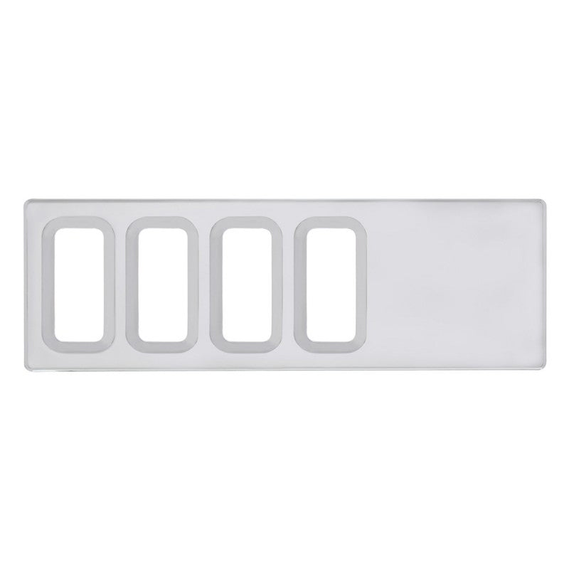International chrome plastic dash switch panel cover