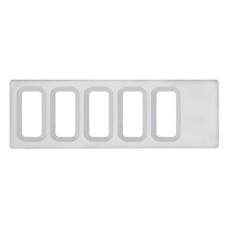 International chrome plastic dash switch panel cover