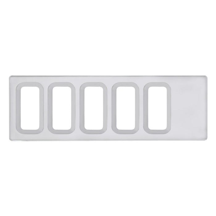 International chrome plastic dash switch panel cover