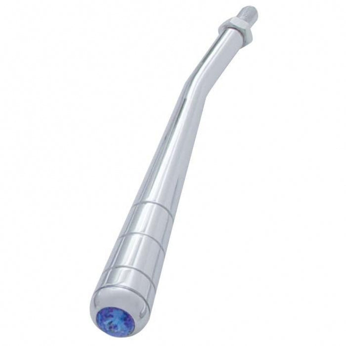 7" chrome aluminum trailer brake handle w/jewel