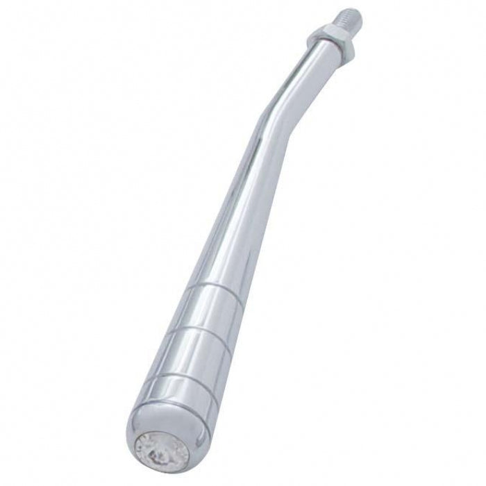 7" chrome aluminum trailer brake handle w/jewel