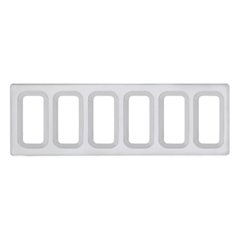 International chrome plastic dash switch panel cover