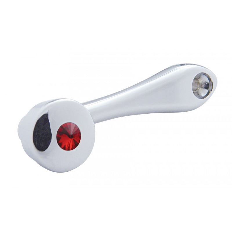 Peterbilt/Kenworth -2005 chrome window crank with jewel - square shaft