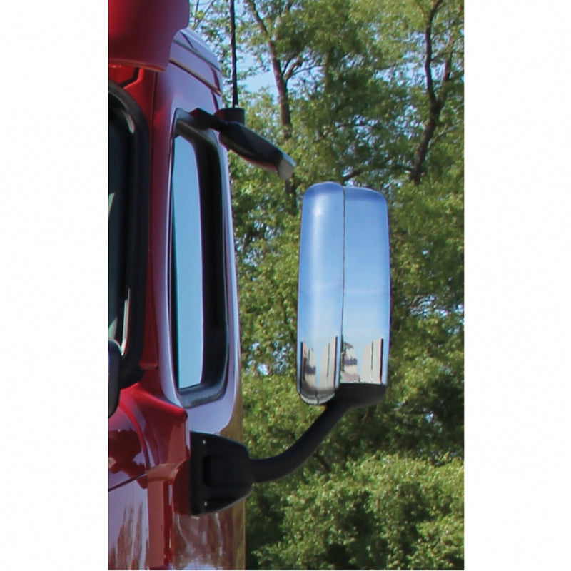 Freightliner Cascadia 2008-2017 chrome plastic back for Aero mirror - SINGLE
