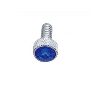 Peterbilt 2001-06 small chrome dash screw w/jewel - PAIR