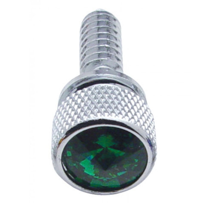 Peterbilt -2000 chrome dash screw with jewel - 14/PACK