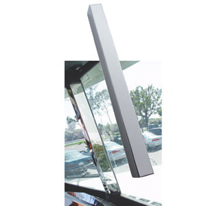 Freightliner Classic/FLD stainless steel interior center windshield divider