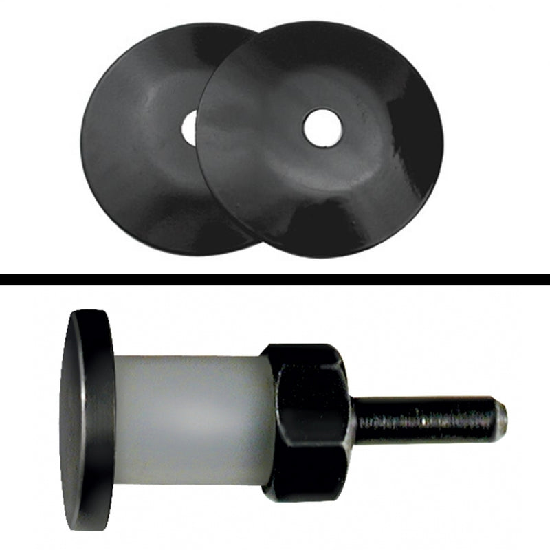 Black airway buffer polishing safety flange