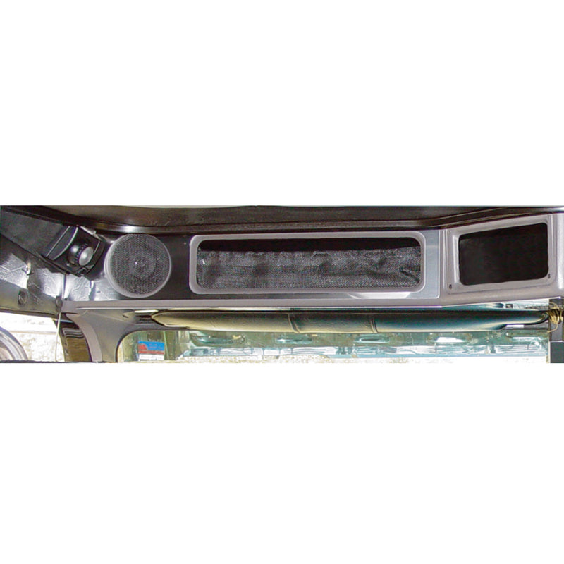 Freightliner Classic/FLD stainless steel headliner trim - Driver's Side