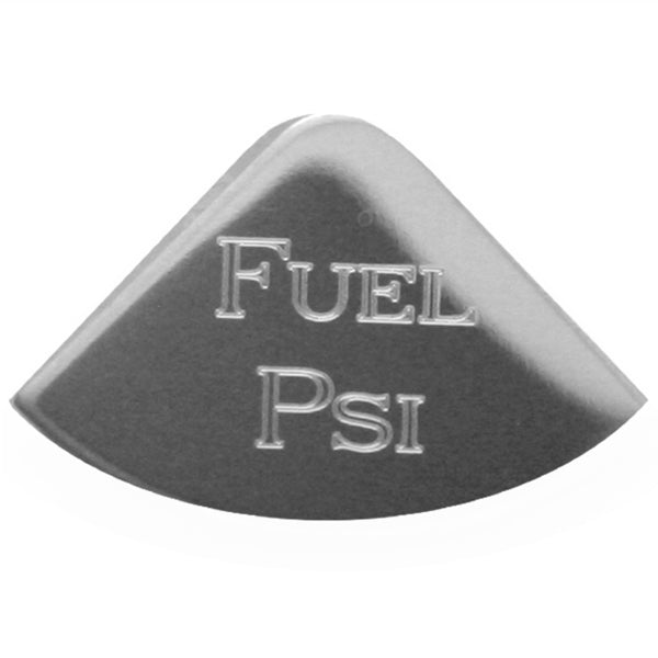 Rockwood Freightliner/Kenworth stainless steel 1/4 moon gauge emblem