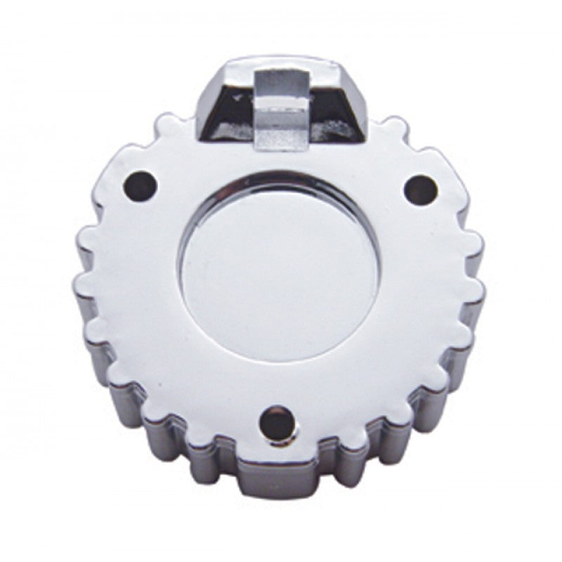 Chrome plastic small diagnostic port cover