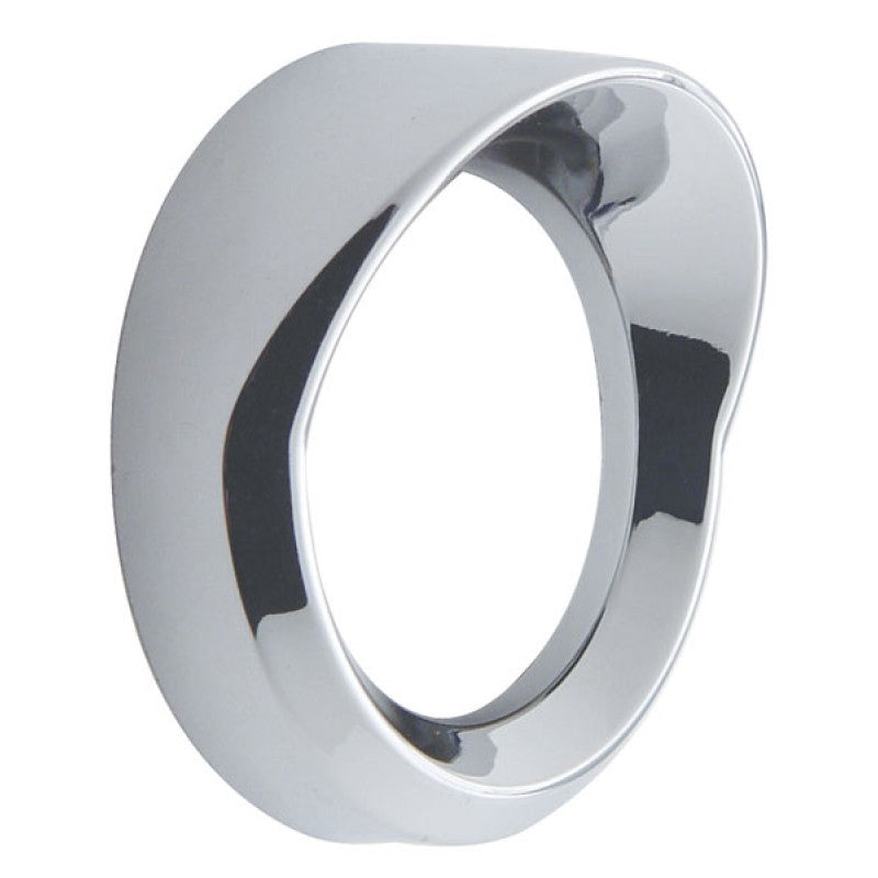 Freightliner Century/Coronado small chrome plastic gauge cover w/visor