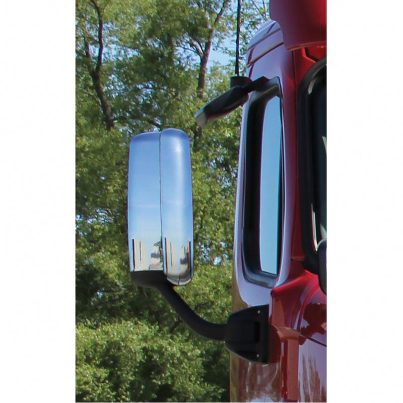 Freightliner Cascadia 2008-2017 chrome plastic back for Aero mirror - SINGLE