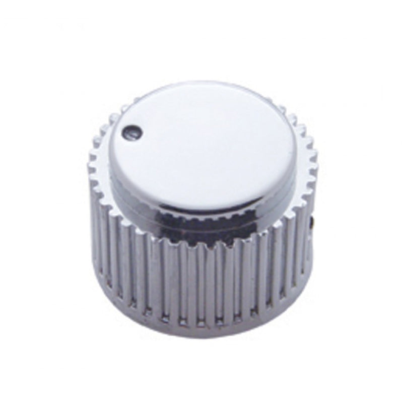 Chrome plastic small dash control knob