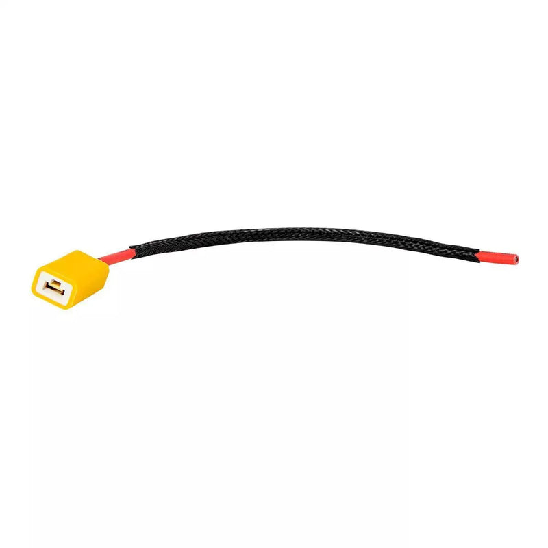 #H1 / #H3 replacement headlight bulb connector plug - high temperature resistant, PAIR