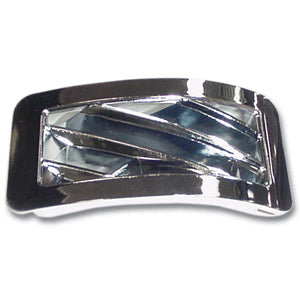 Peterbilt 2001-2005 chrome plastic corner dash vent - passenger's side