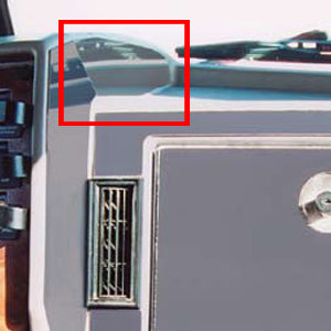 Peterbilt 1995-2000 stainless steel top of right center dash trim