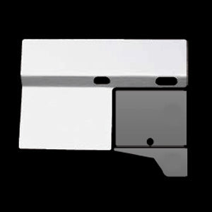 Peterbilt -1999 stainless steel under glove box heater panel cover ONLY