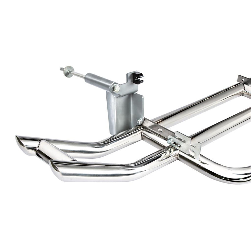 Mounting kit for universal stainless steel grill guard