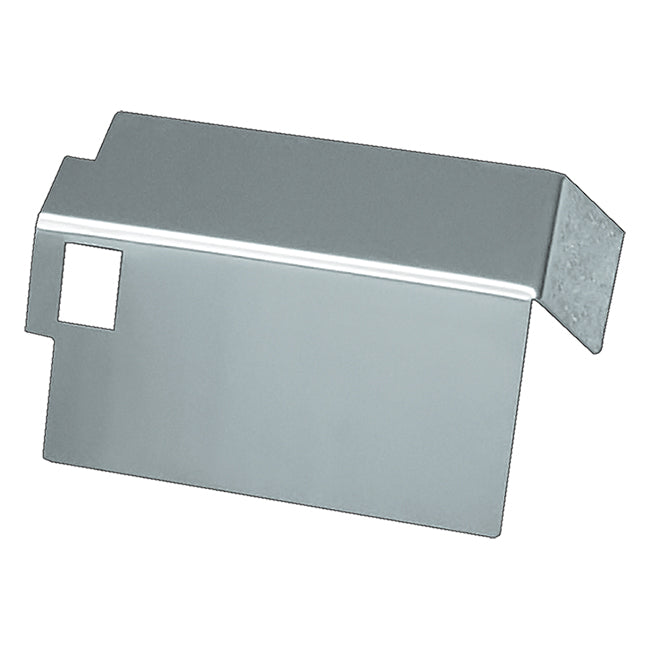 Kenworth -2001 stainless steel lower heater cover w/vent cutout