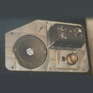 Peterbilt 359 stainless steel sleeper control panel - 3 piece kit, driver's side