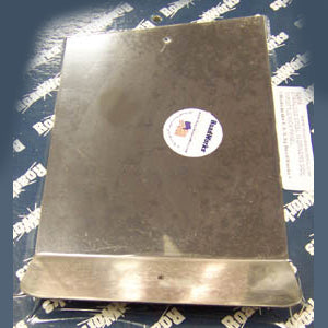 International stainless steel driver's side throttle kick panel