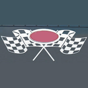 Peterbilt "Victory" stainless steel logo trim - PAIR