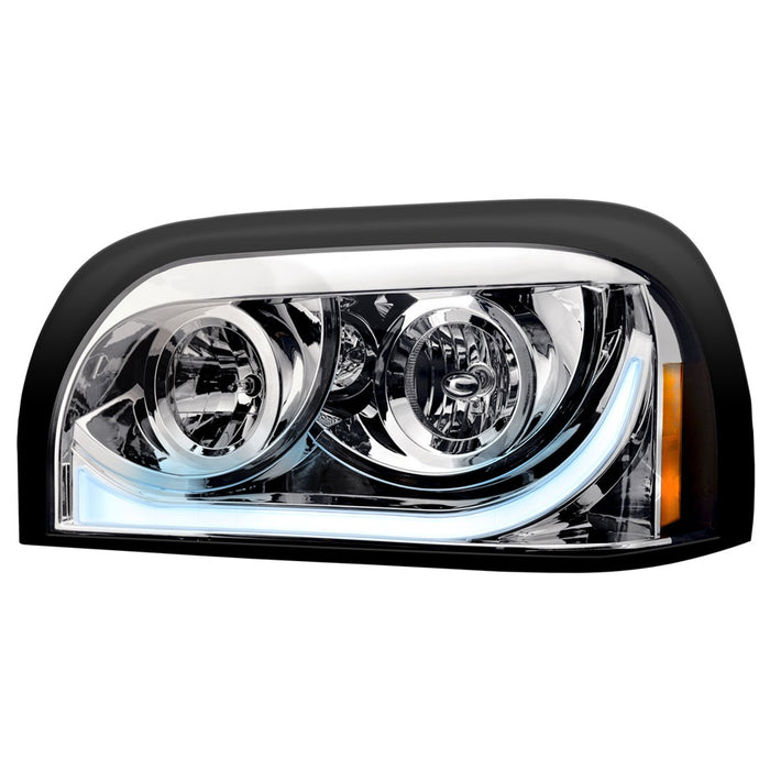Freightliner Century "Lexus Look" headlight assembly w/LED running light/turn signal - SINGLE