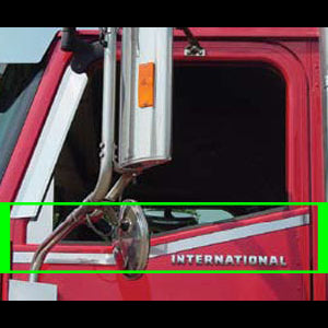 International I-Model stainless steel under window door trims - PAIR