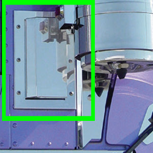 International I-Model passenger's side stainless steel hood scoop - 2 pieces