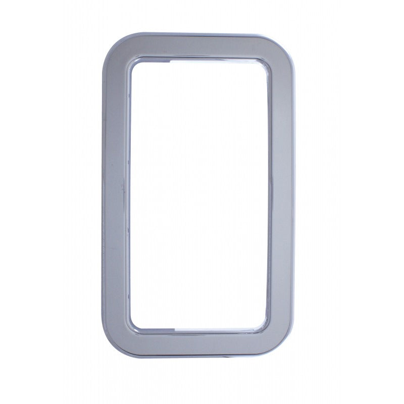 Kenworth w/Non-Daylite Door chrome plastic exterior view window cover